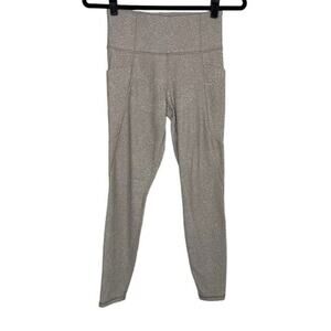 Athleta Beige Salutation Stash Pocket Tight XS